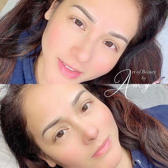 Every women deserves fabulous eyebrows! Gave this pretty gal a new great pair of eyebrows by filling in the sparse and enhanced a bit of her natural shape to achieve that  fabulous outcome. 😍
____________________________________________ 
___________