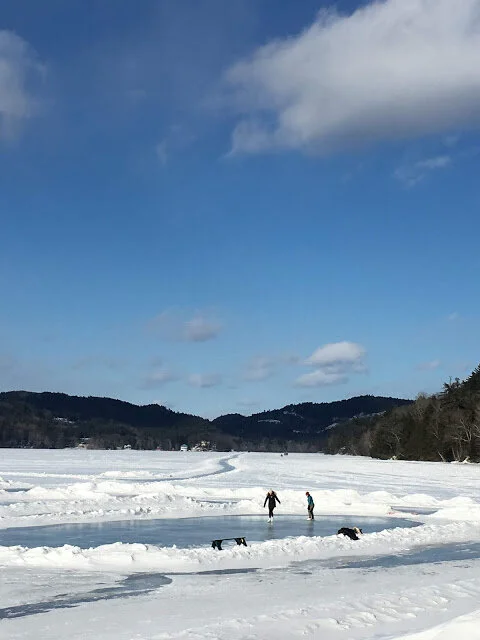 Lake Skating