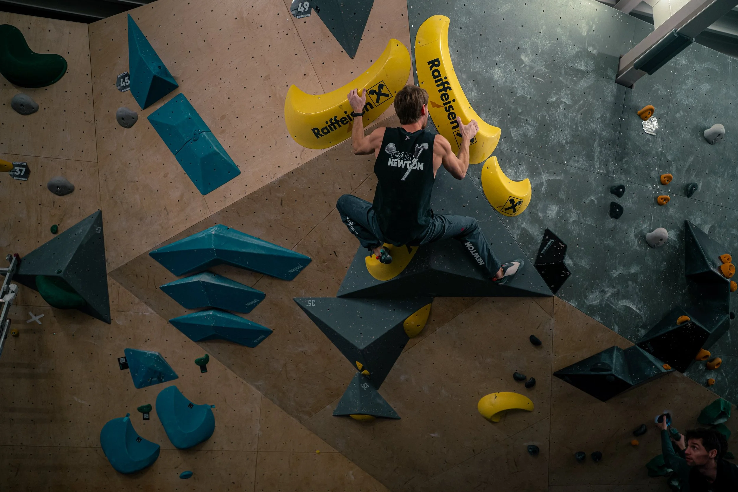 Bouldern Wand