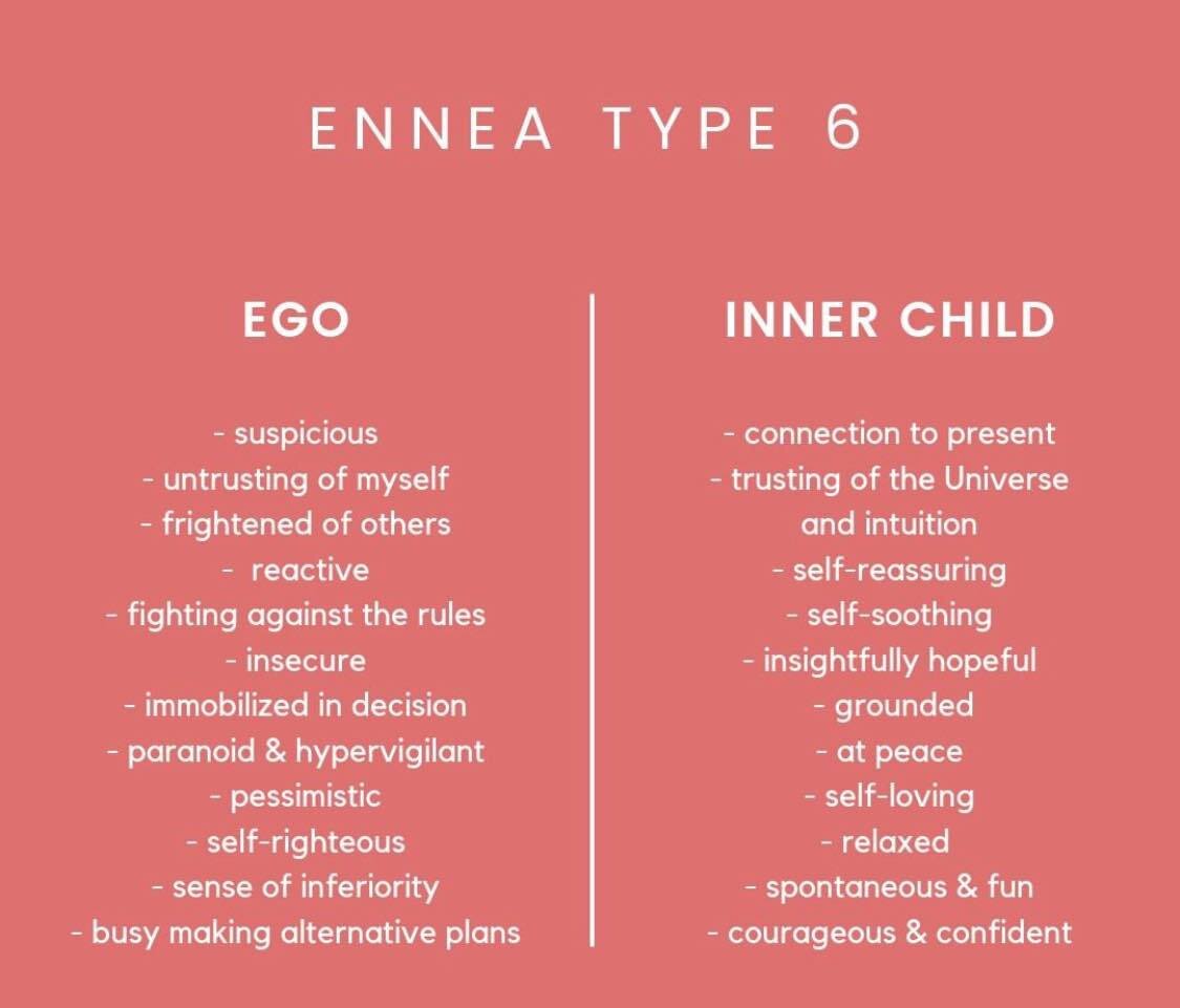 SIX guide — Inner Child Enneagram