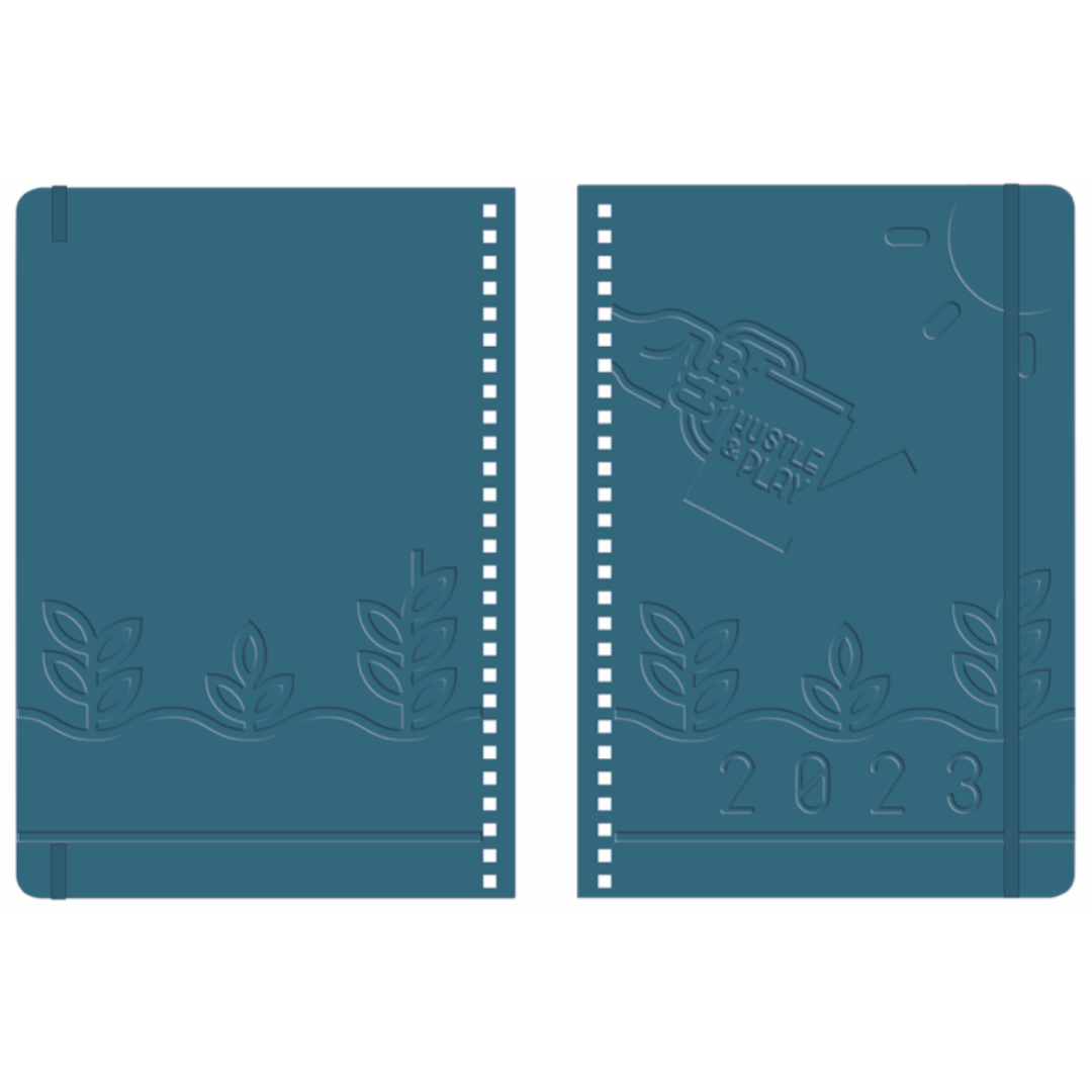 2023 Hustle & Play Signature Guidebook in dark teal (Copy)