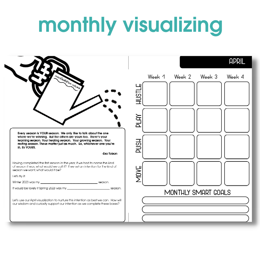 2023 H&P™ Signature Guidebook monthly visualizing grid (Copy)