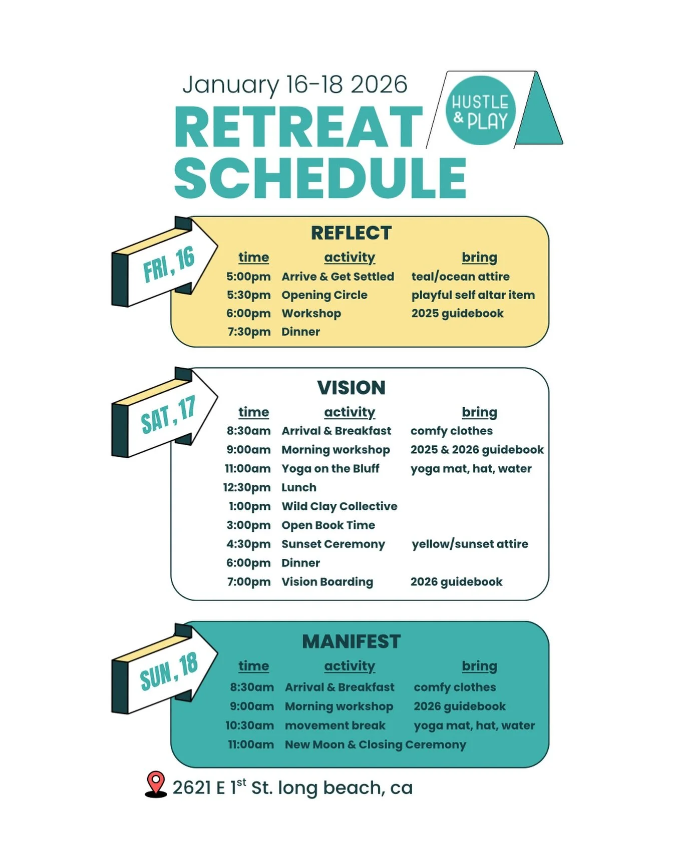 Unbelievably excited to welcome 15 wonderful souls to Long Beach this weekend 🤩🤸

The weather is 🤩 the vibes are 🔥 and the community is aligned &amp; intentional.

We&rsquo;ve got handmade gifts, ocean breeze &amp; a new moon to support us going 