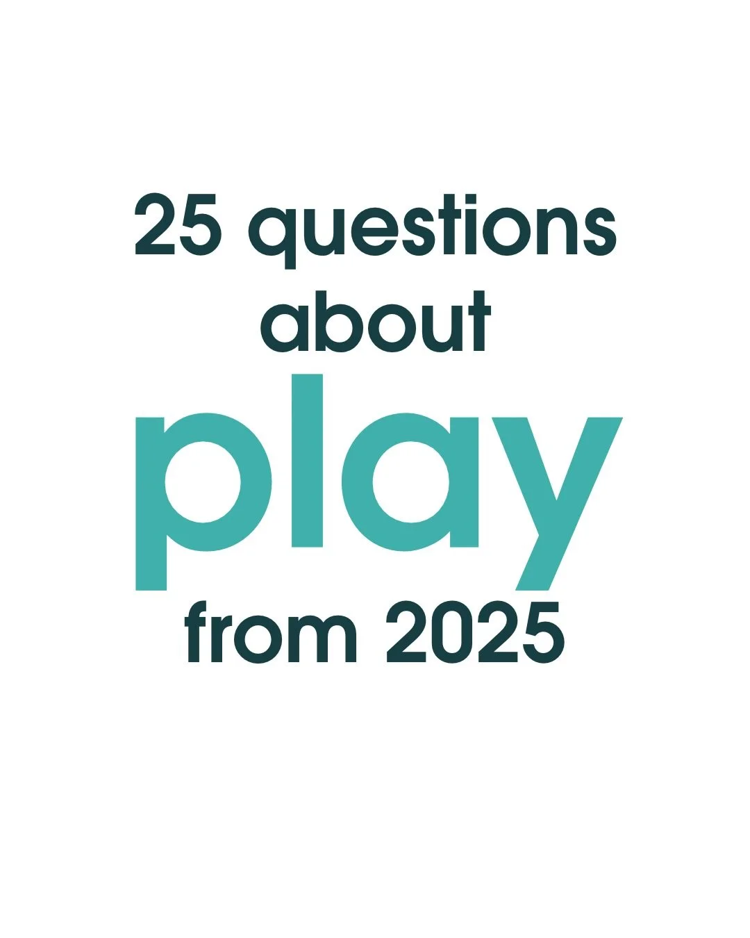 Let&rsquo;s dig into the good parts shall we? 

Save this post for your end of the year journaling - what we pay attention to grows and lets call in more intentional play in 2026 🌱