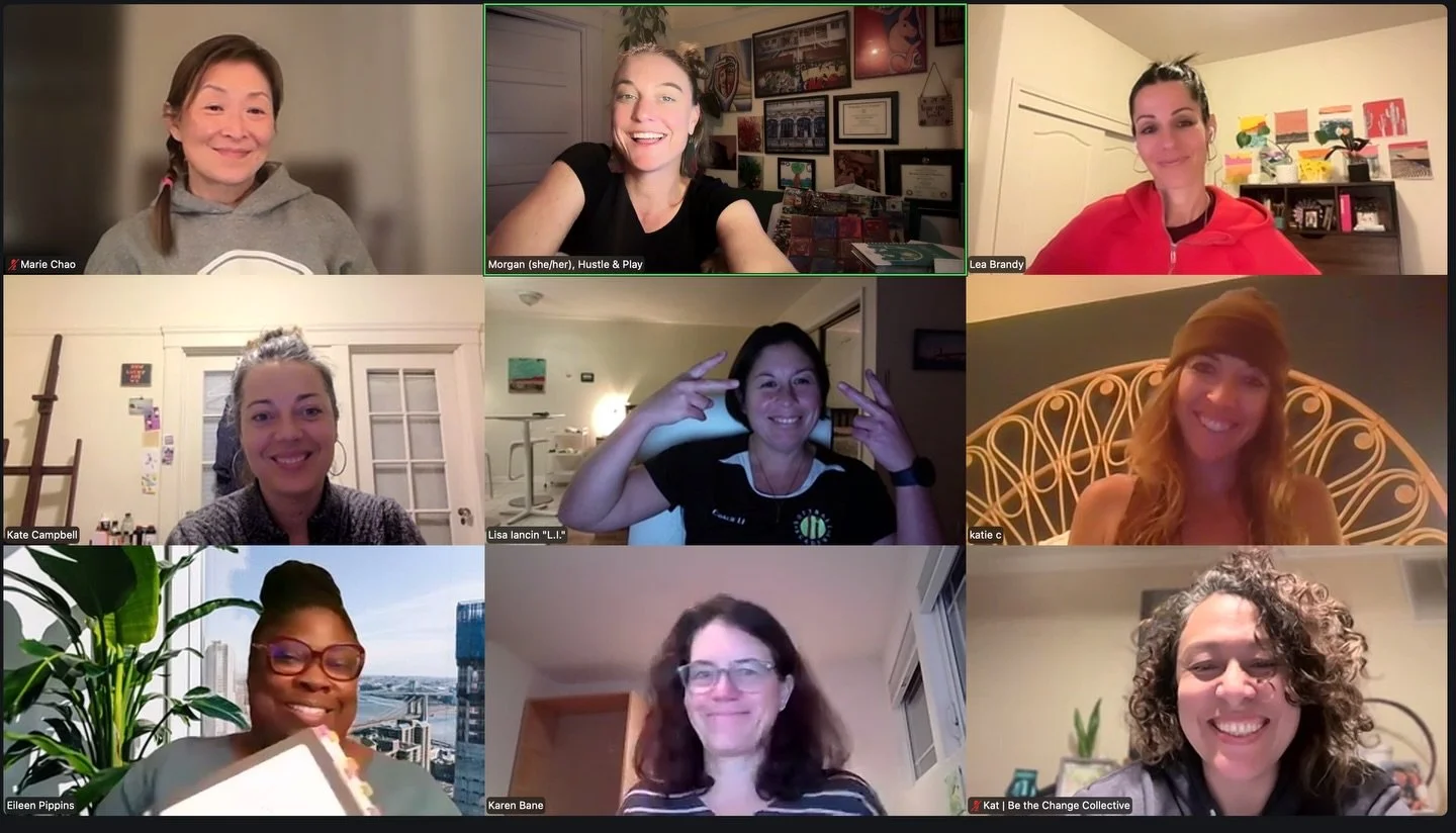 February was beautiful &amp; connecting &amp; intentional. 

Our community shows up for each other consistently. We build connection in every gathering.
We are working towards liberation individually &amp; collectively. 

Lucky us ✨🤸❤️