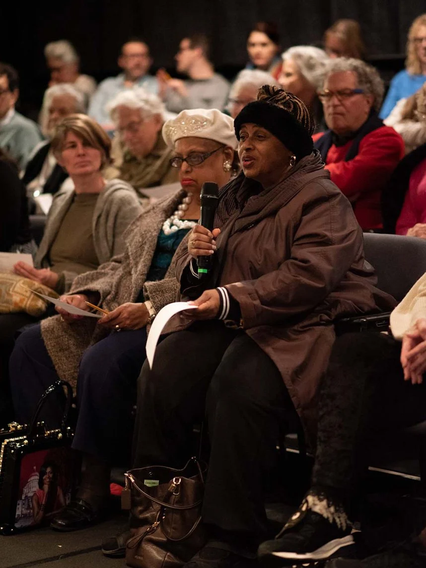 Image of film screening group.