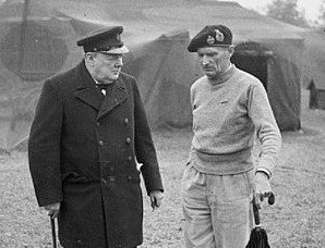 Churchill and Monty meet for the first time