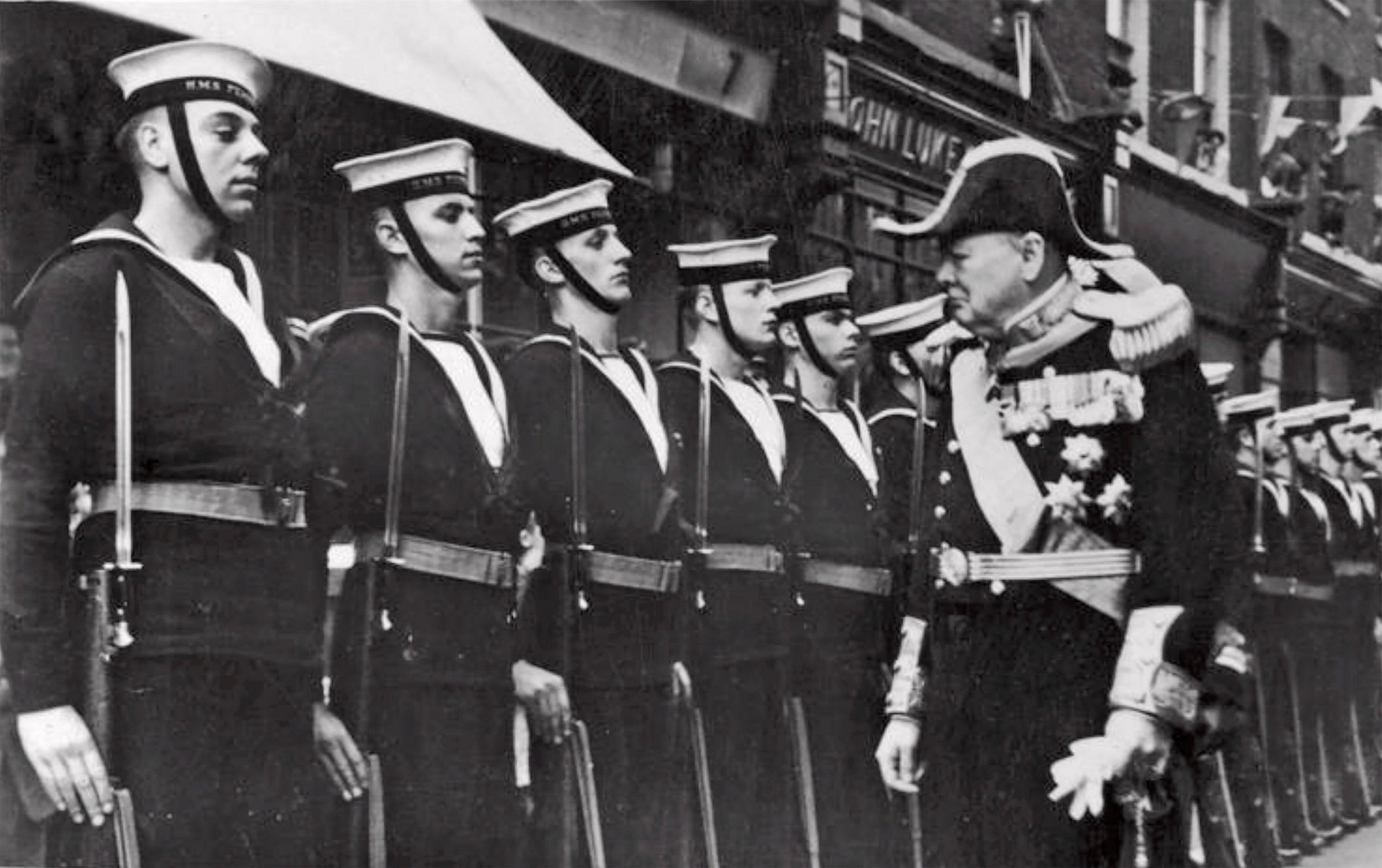 All the King's ships, and three of his First Lords