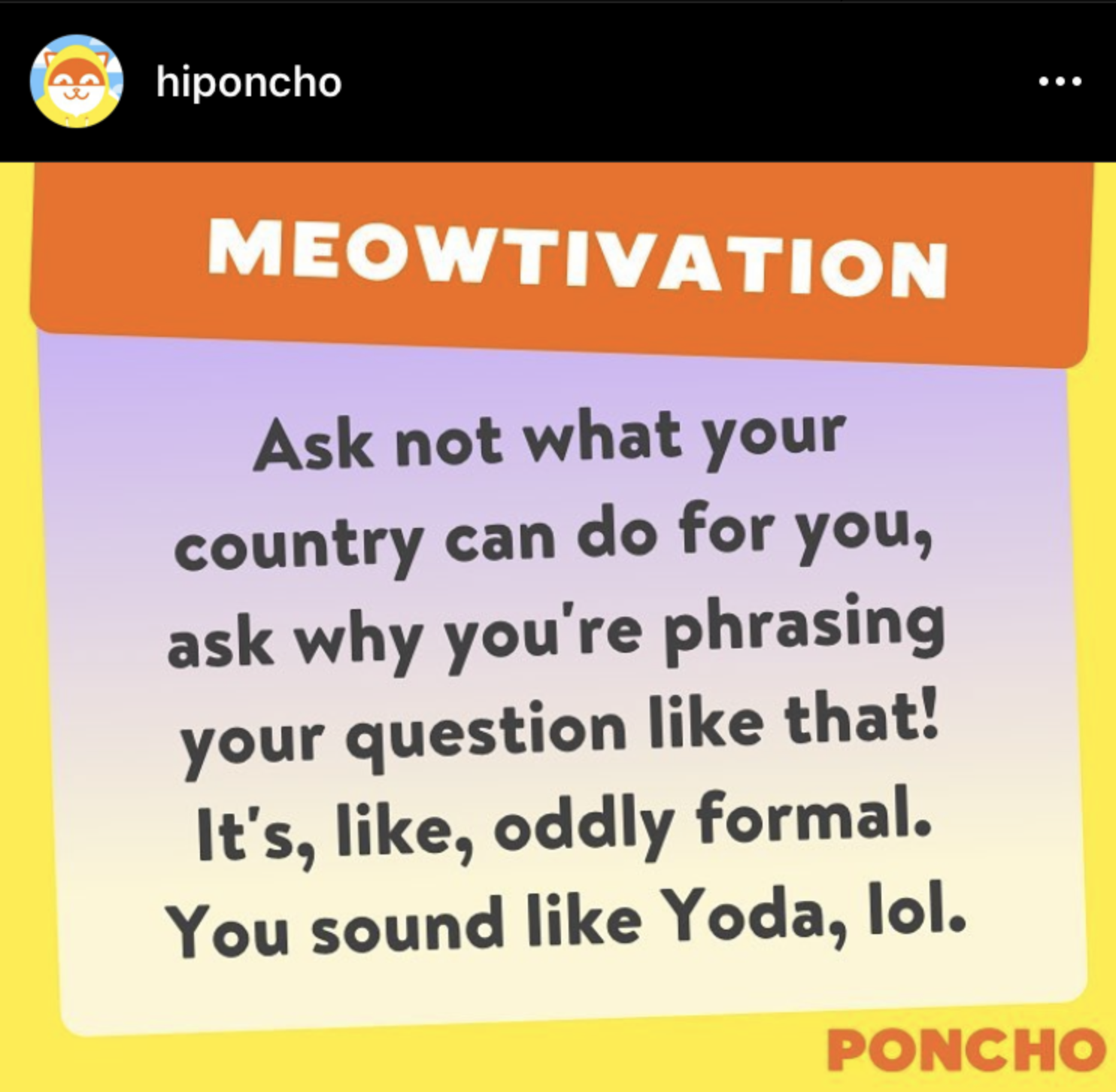 Poncho Instagram