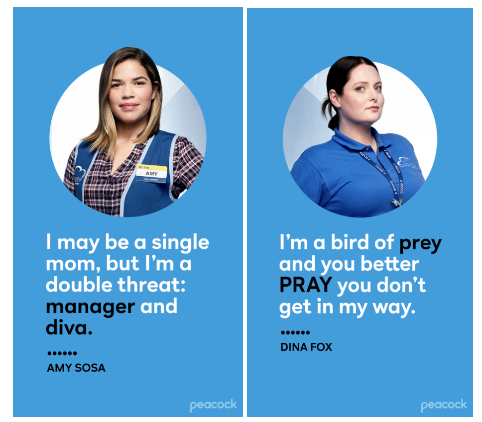 Peacock Instagram Stories