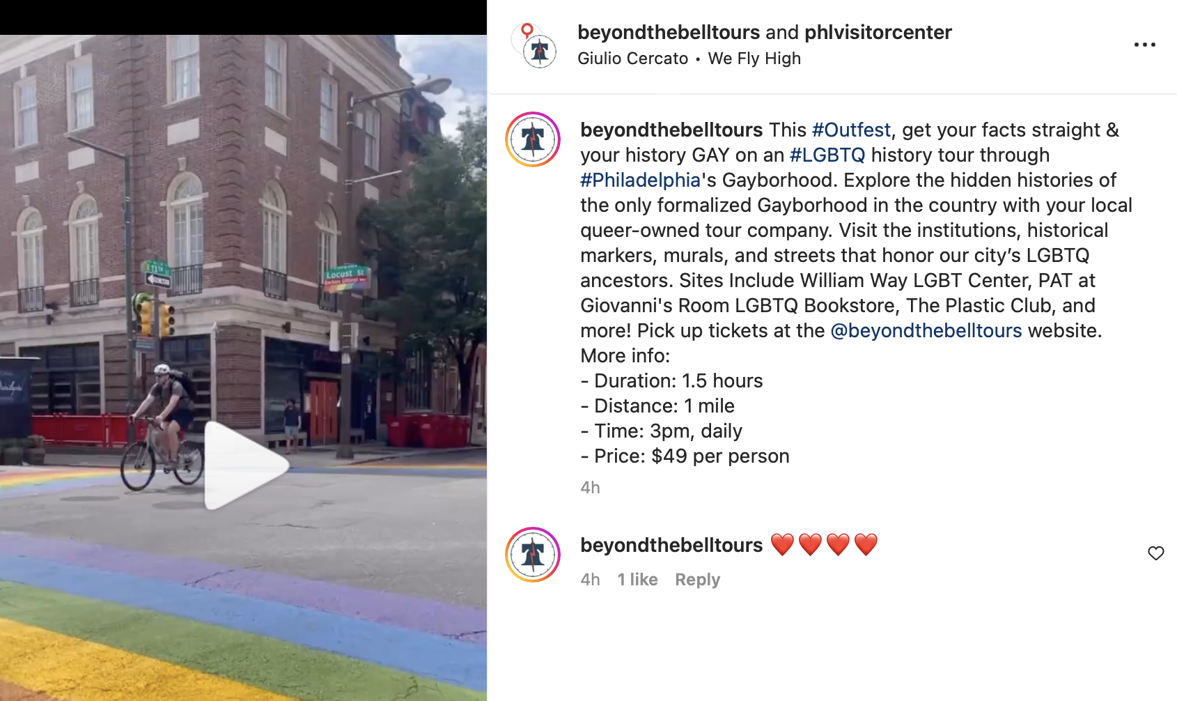 Independence Visitor Center features BTB Walking Tour of Philadelphia's  Gayborhood — Beyond the Bell Tours