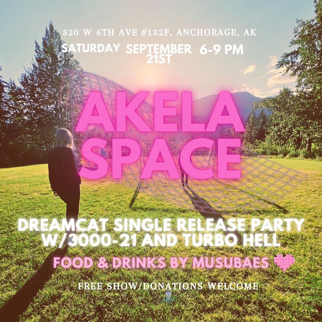 @dreamcat123456&rsquo;s double single &ldquo;Fun//Night Moves&rdquo; drops on September 13th and they want to celebrate with YOU ❤️&zwj;🔥 and their friends @3000.21 &amp; @turbohell and maybe more?

With musubi from @musubaes.ak here at Akela Space 