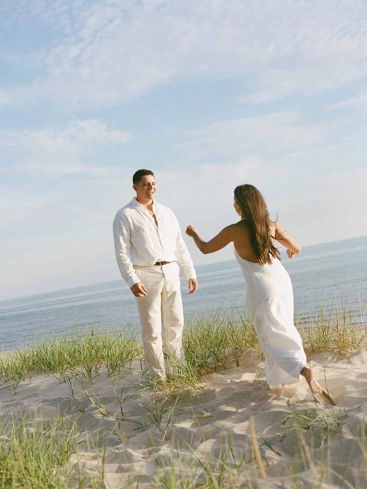A warm summer night on the sand with A&amp;J. Wedding season is in full swing and I&rsquo;m having so much fun with my clients this year. Lots of film and lots of play. It&rsquo;s only June and I already cannot wait for this wedding next summer!