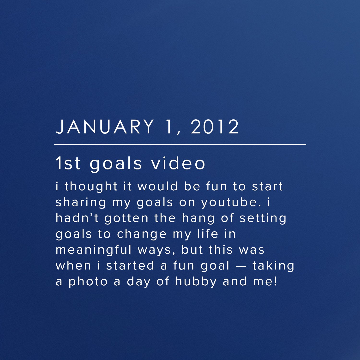 January 1, 2012 - 1st goals video
