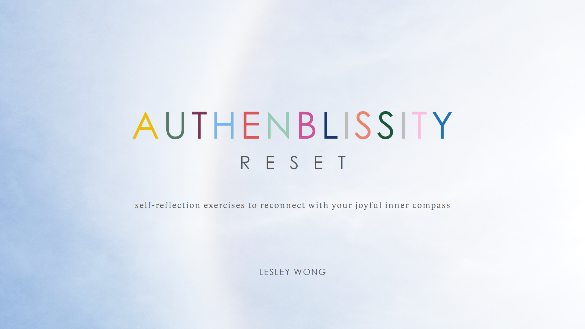 Introducing Authenblissity Reset… my first book!