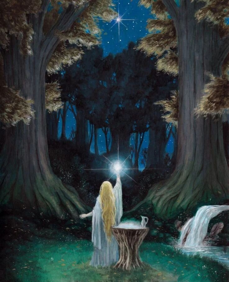 We are joyfully preparing the Sacred Grove for the special women who are joining for Priestess School 2023 - only 4 spaces remain. Are you part of this year's coven?

Even though this is an online training we journey to ancient times. To the Sacred G