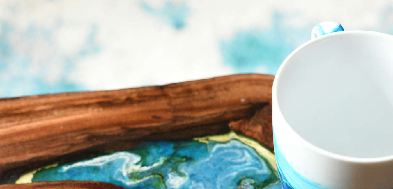 Pastels & Parcels Resin Art Home Decor