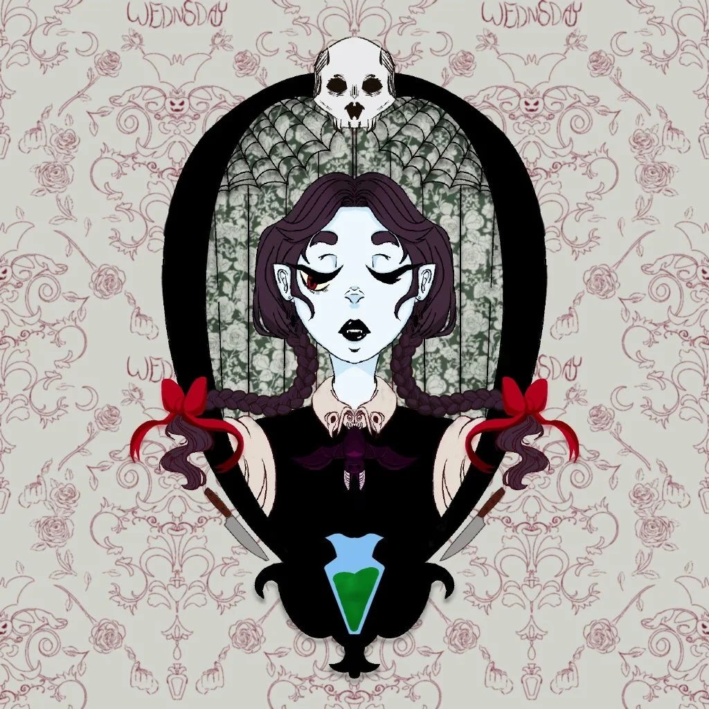 Wednesday Addams Fan Art (Copy)