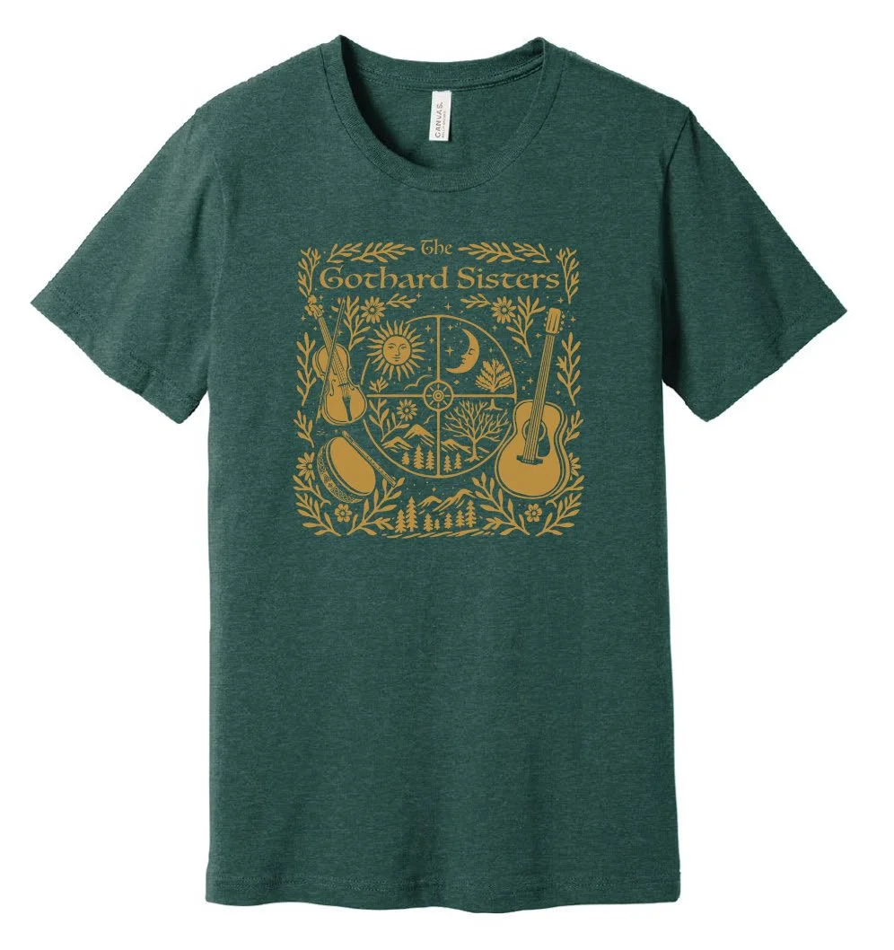 Moment in Time - Regular Green Shirt - The Gothard Sisters