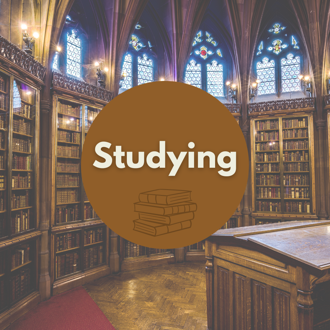 studying