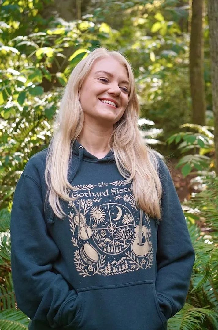 Moment in Time - Green Hoodie - The Gothard Sisters
