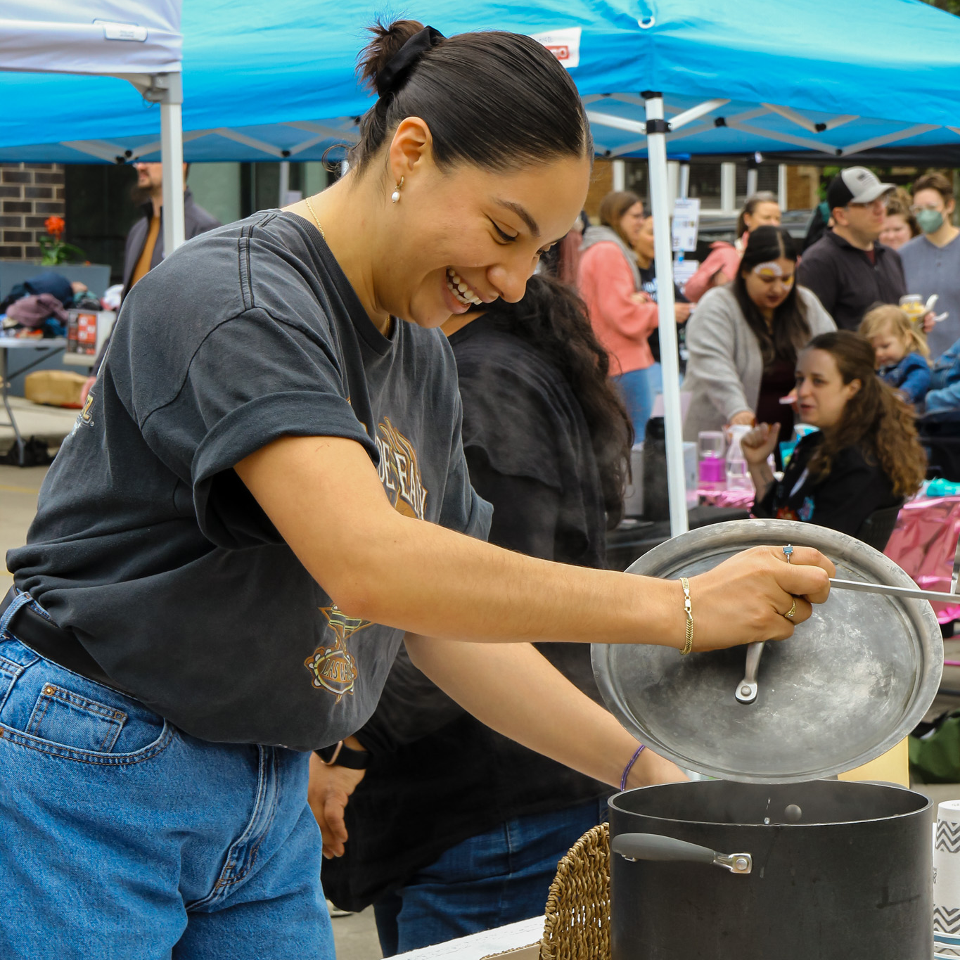 Food from local vendors