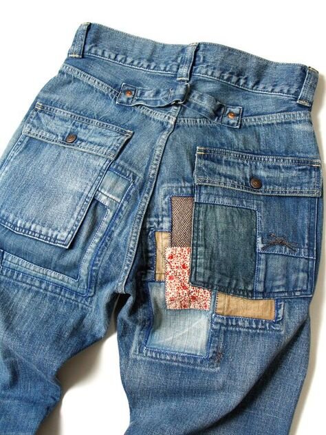 Re-Worked Jeans: Patchwork, Embellished, Embroidered, + Painted Denim ...
