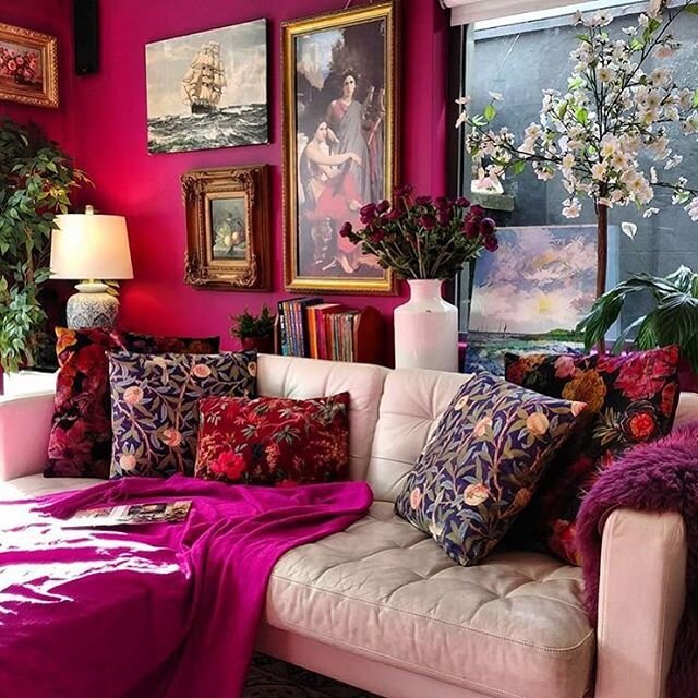 Magenta, Hot Pink, & Fuchsia Spaces Making Us Mega Swoon — firefly+finch