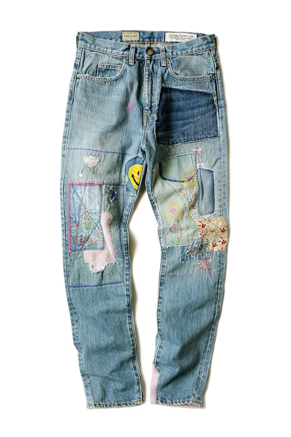 Re-Worked Jeans: Patchwork, Embellished, Embroidered, + Painted Denim ...