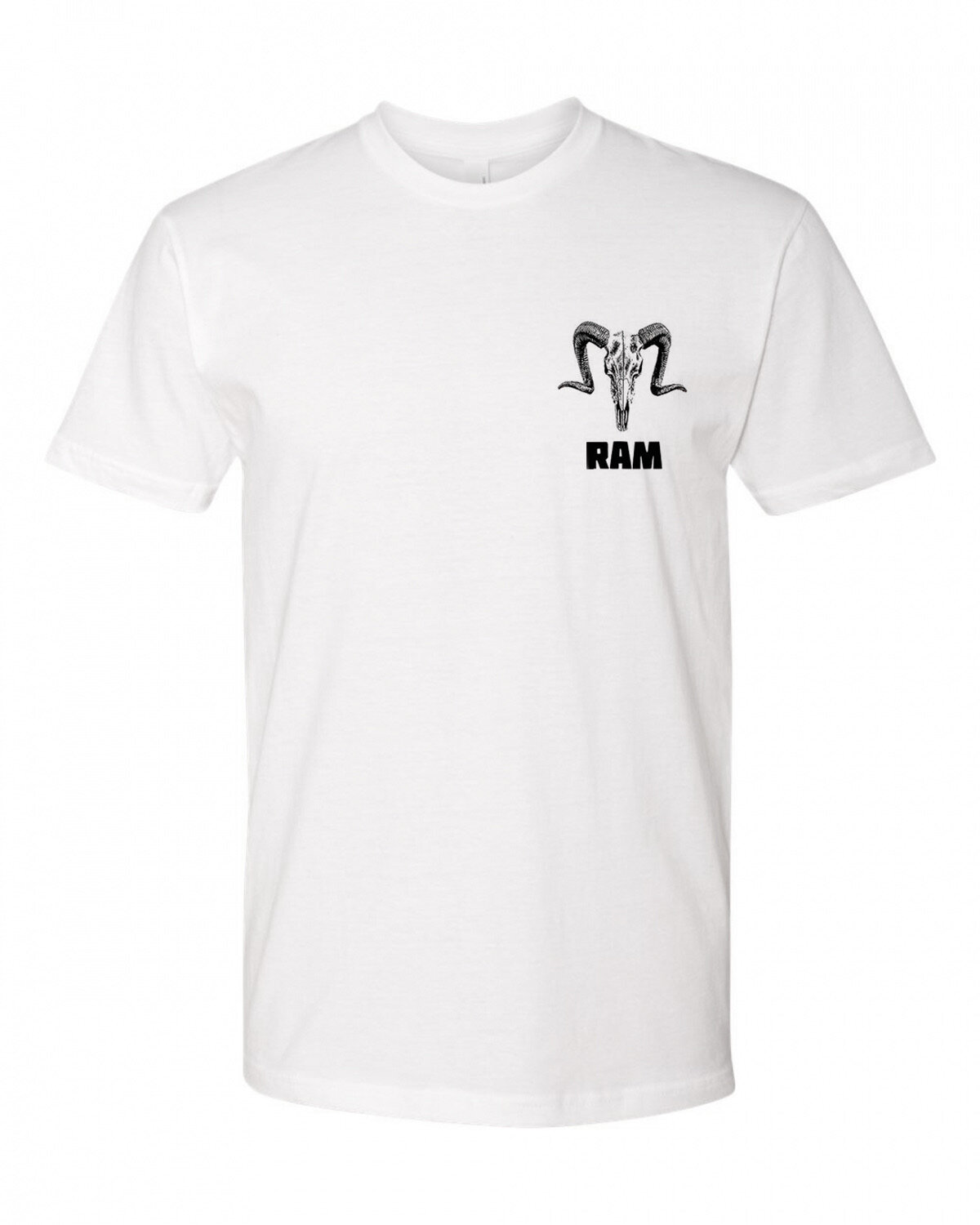 RAM "Skull" Shirt - White/Black