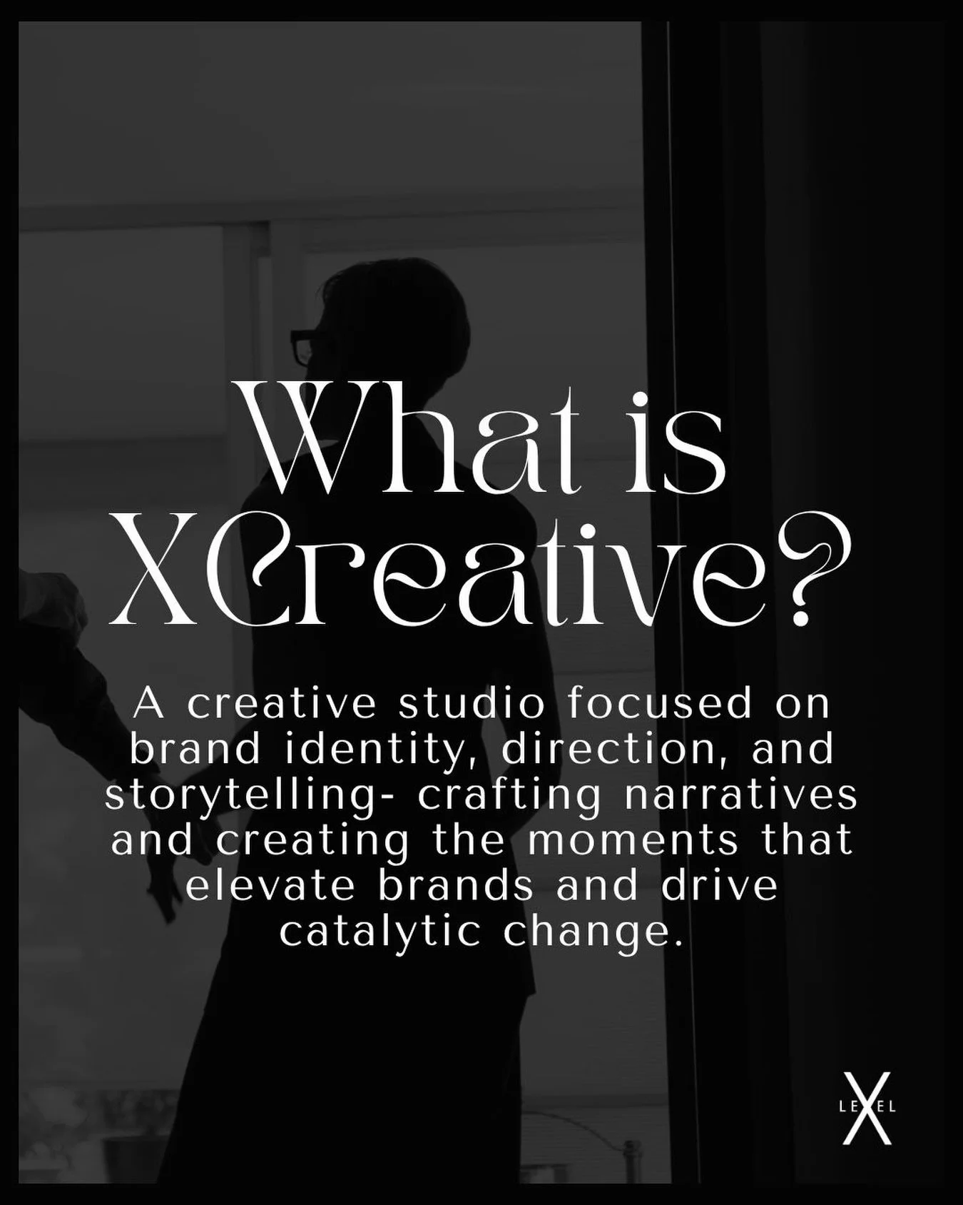 XCreative is where vision becomes language.

A creative studio focused on brand identity, direction, and storytelling &mdash; crafting narratives and creating the moments that elevate brands and drive catalytic change. Every project is intentional, e