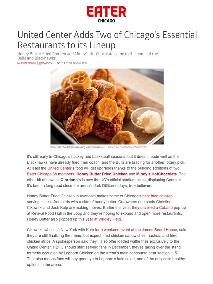 What's New at the United Center, Home of the Chicago Blackhawks and Chicago  Bulls - Eater Chicago