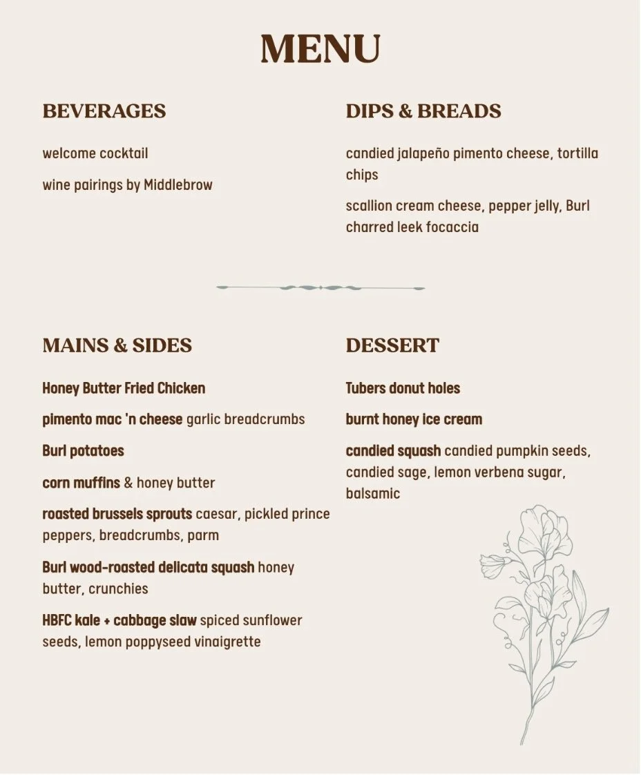 HBFC X BURL: an epic collab dinner!