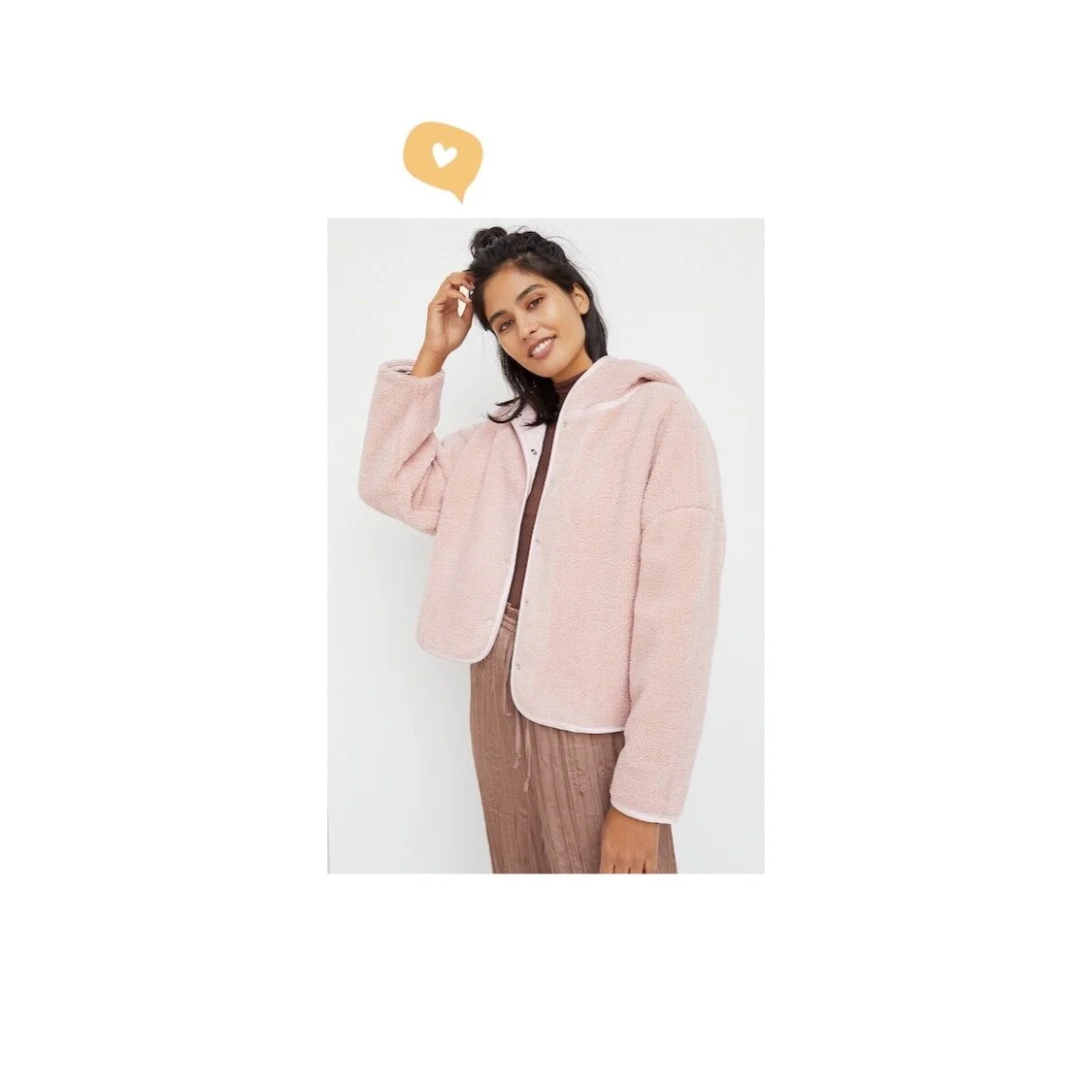 Leona Reversible Sherpa Jacket 