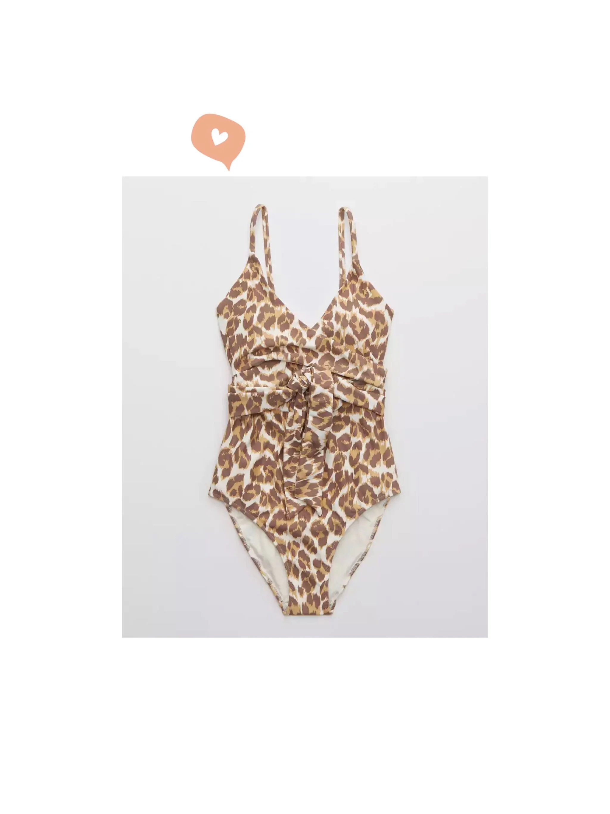 Aerie Leopard Wrap One Piece Swimsuit — Threads Lovin'