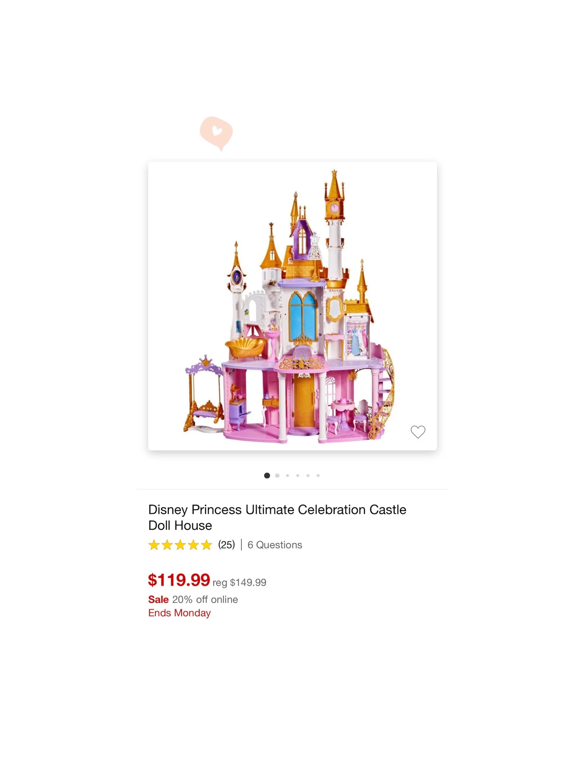 Disney Princess Ultimate Celebration Castle Doll House — Threads Lovin'
