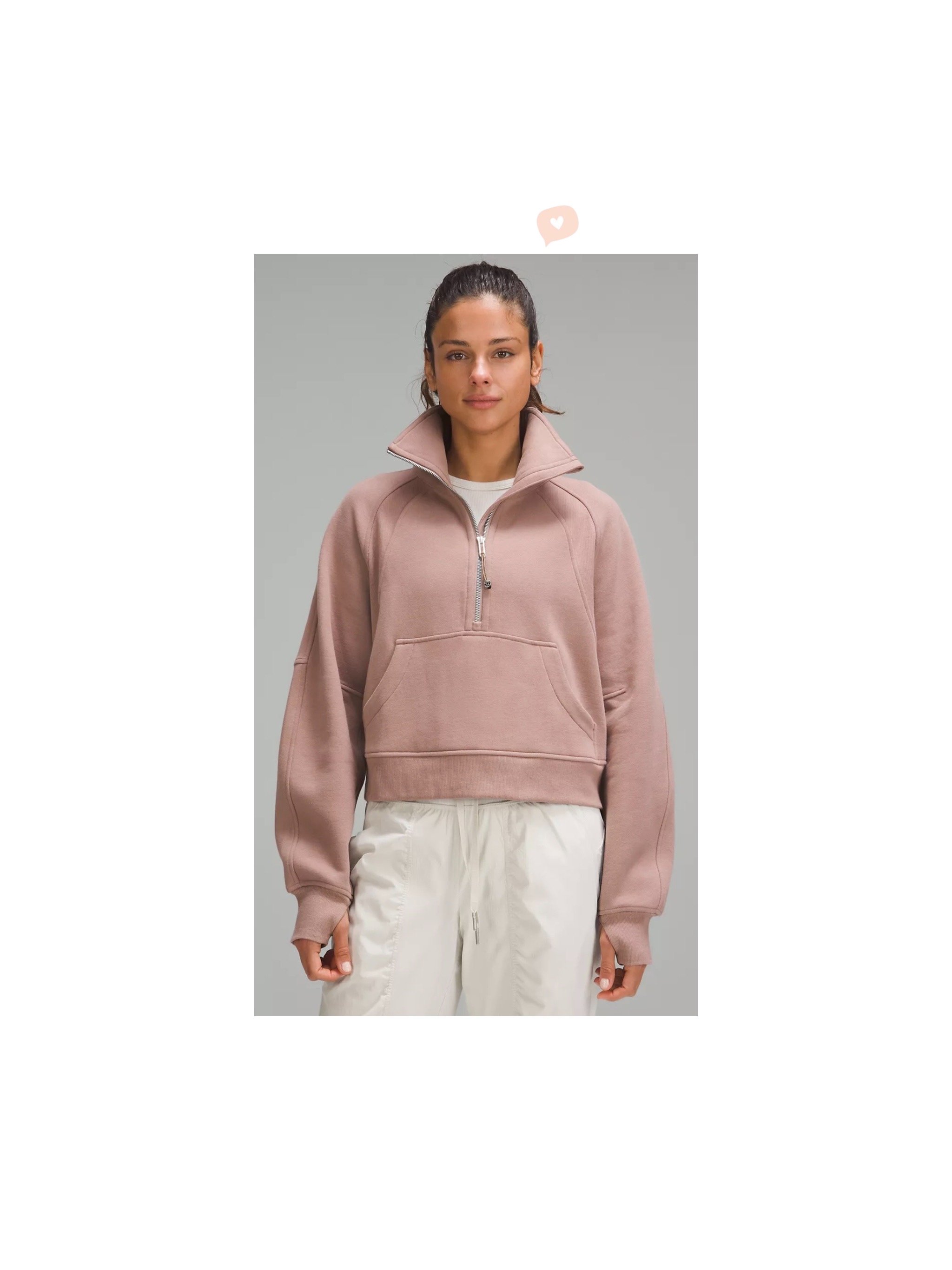 Scuba Oversized Funnel-Neck Half Zip