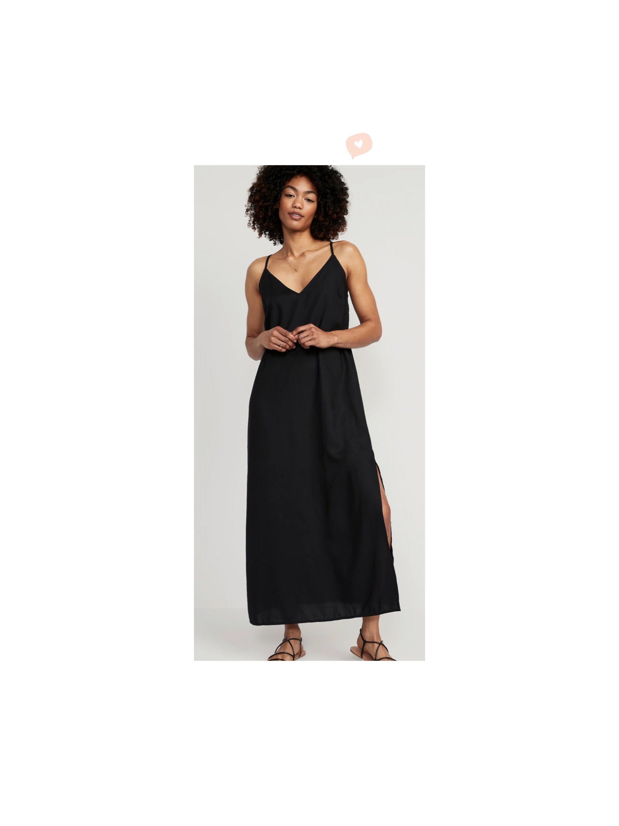 Tie-Back Maxi Slip Dress