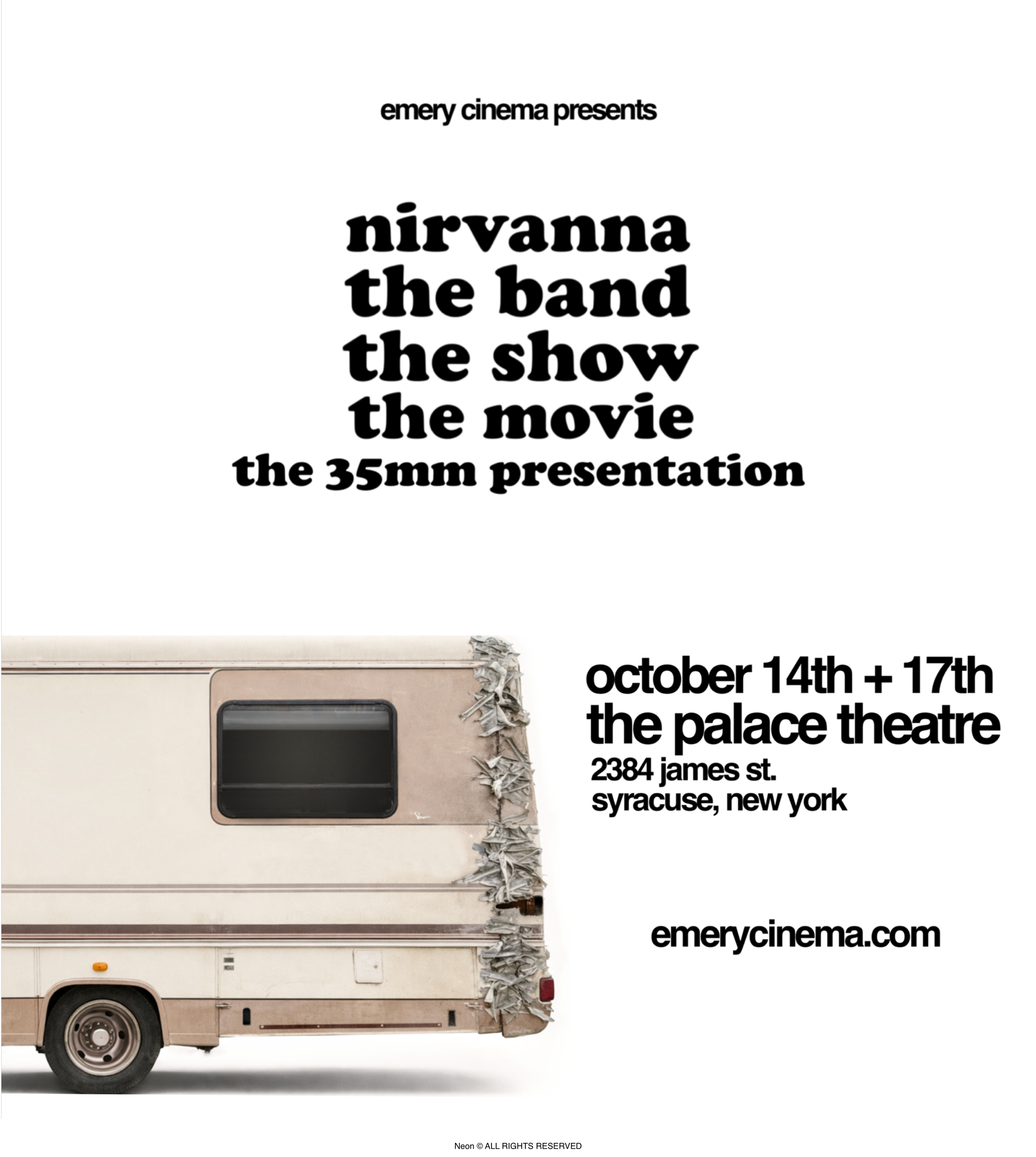NIRVANNA THE BAND THE SHOW THE MOVIE THE 35MM PRESENTATION