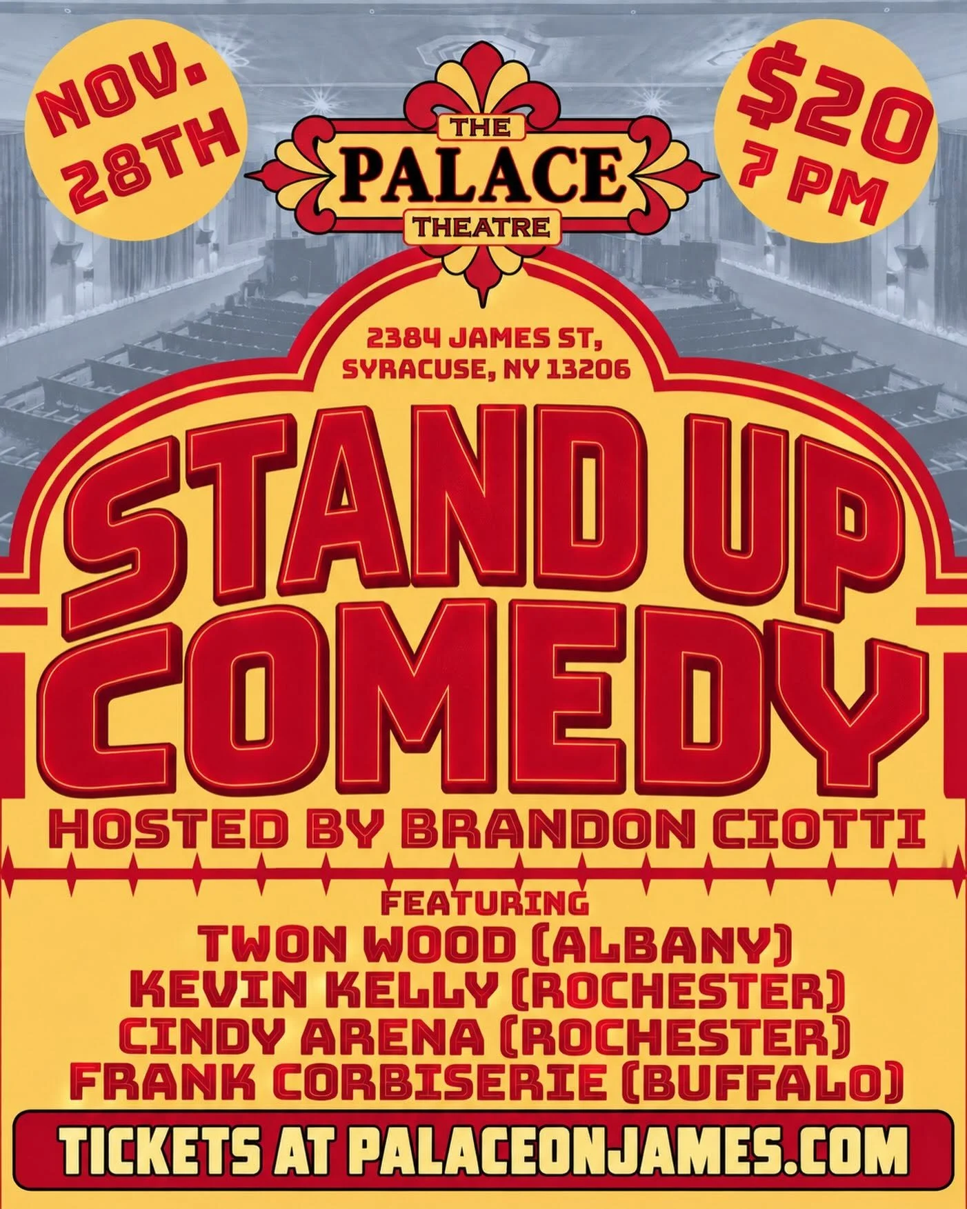 Stand-Up Comedy Hosted by Brandon Ciotti