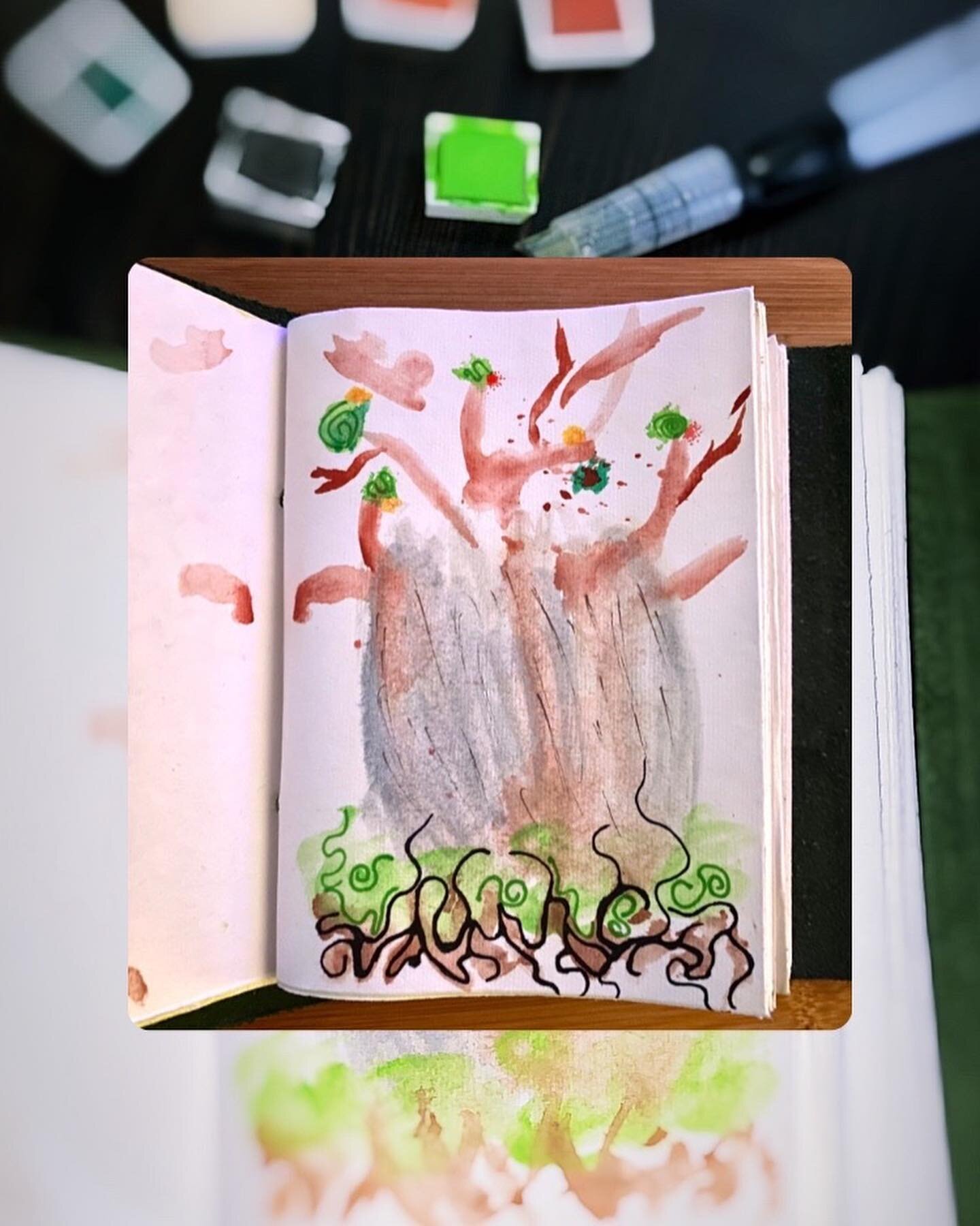 Often trees represent growth, connection, resilience, blooming and so much more.

Earlier this week we shared an art offering focused on noticing strengths, and areas of resilience, and identifying our very own resources. This healing arts workshop w
