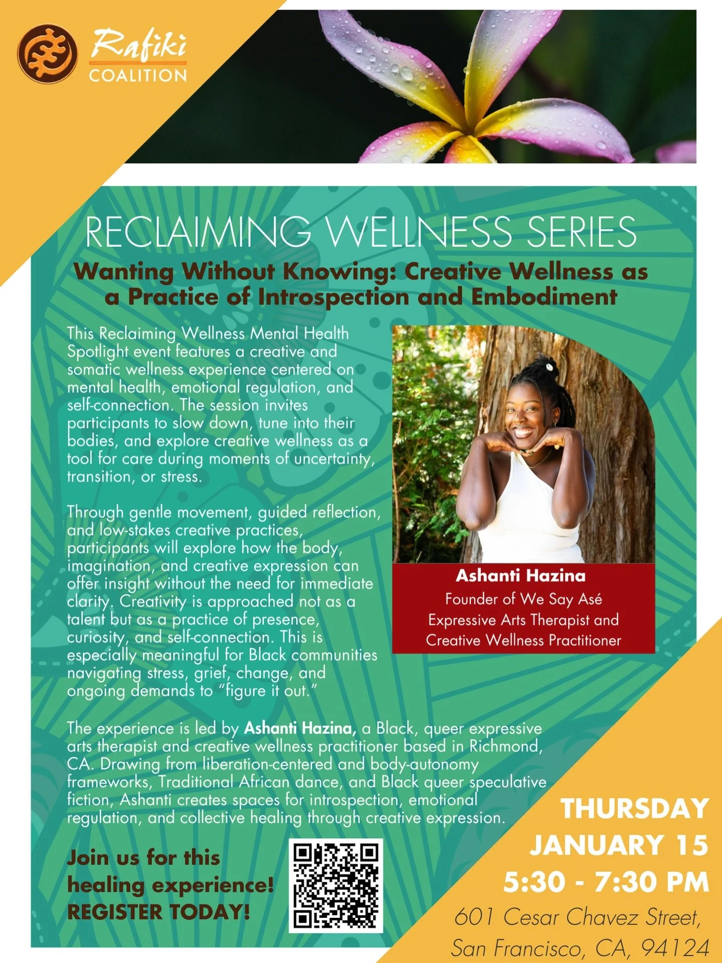 results of the small rituals once again! go to the link to learn more and of course register 🎟️

#wesayas&eacute; #creativewellness #bayarea #blackwomenmentalhealth