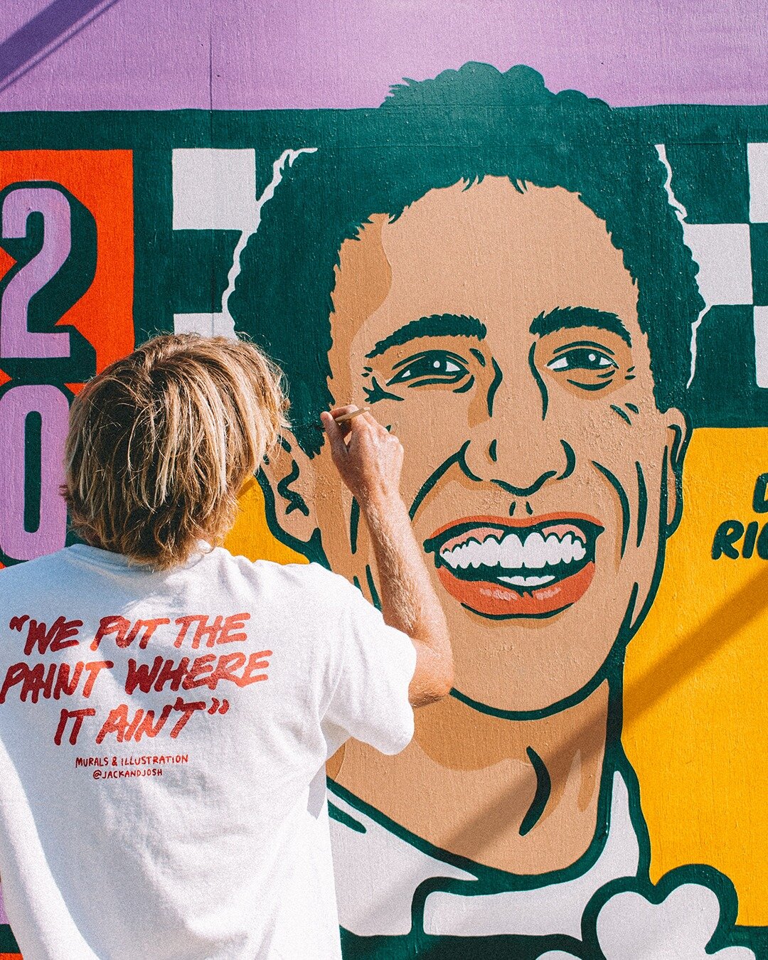 A pinch yourself moment last week painting live at the F1 Australian Grand Prix, definitely one of the biggest events we have been a part of. We had a ball &ndash; from meeting everyone who dropped past for a chat and a photo, to the live music and f