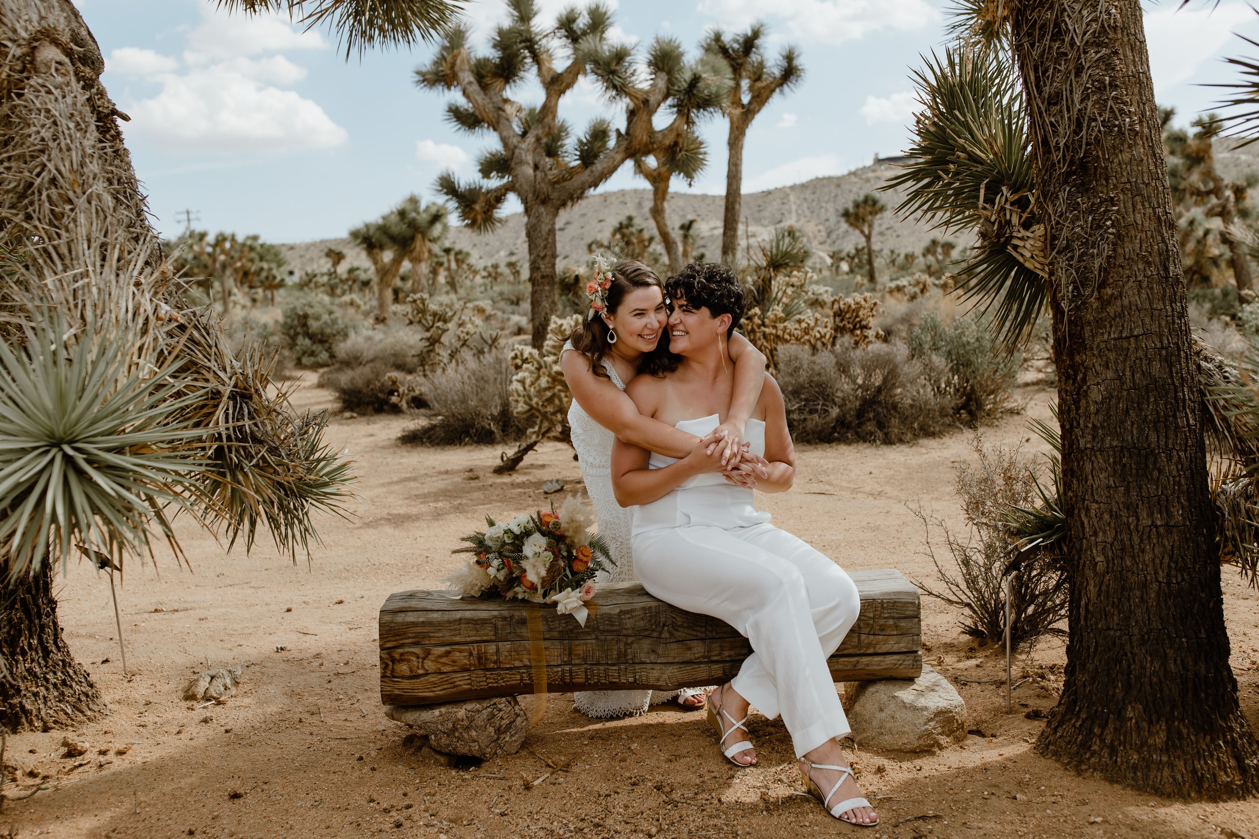 Sydney and Kym's Wedding - Tumbleweed Sanctuary Yucca Valley, CA - Eve Rox Photography 