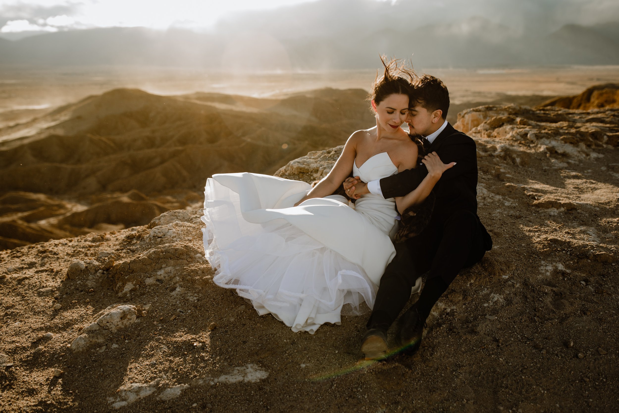  Christina and Avi's Elopement in Anza Borrego State Park - Eve Rox Photography 