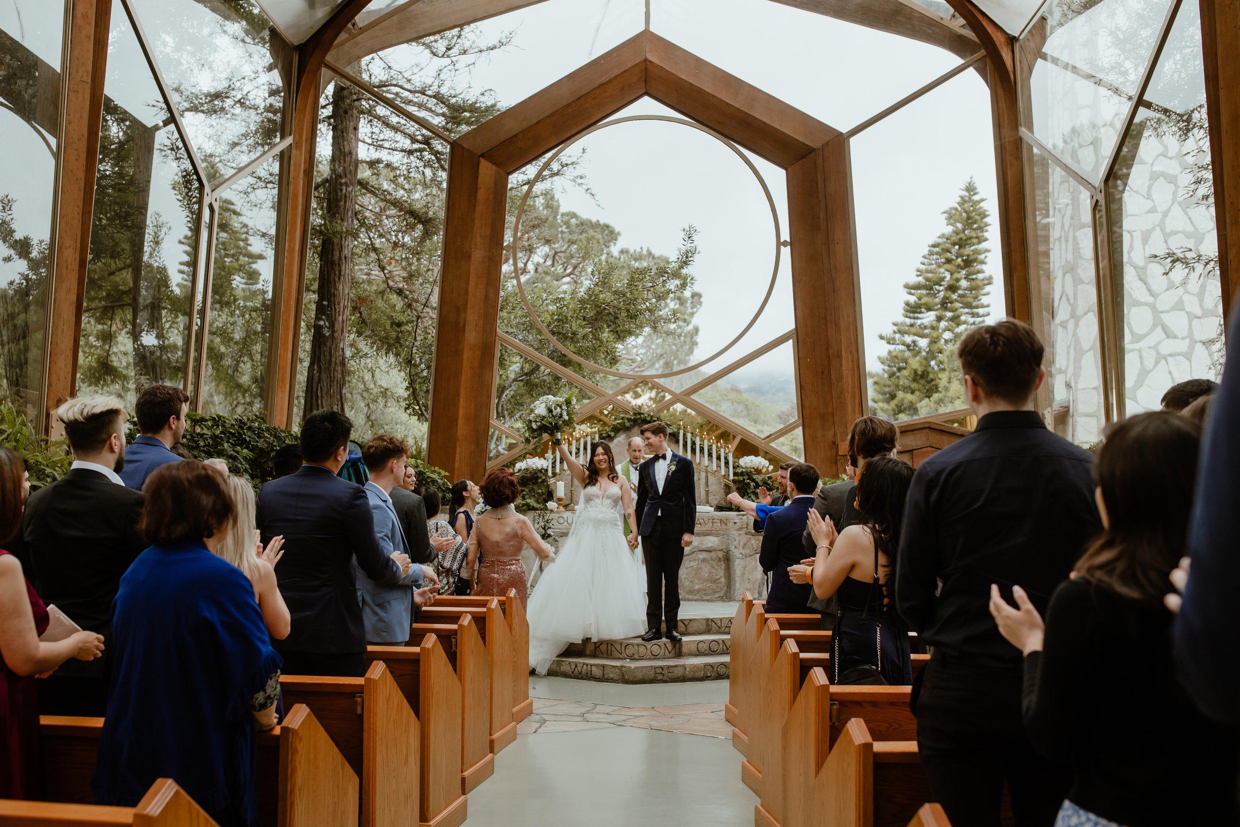  Sabrina and Scott's Wedding at Wayfarer's Chapel Palos Verdes - Eve Rox Photography 