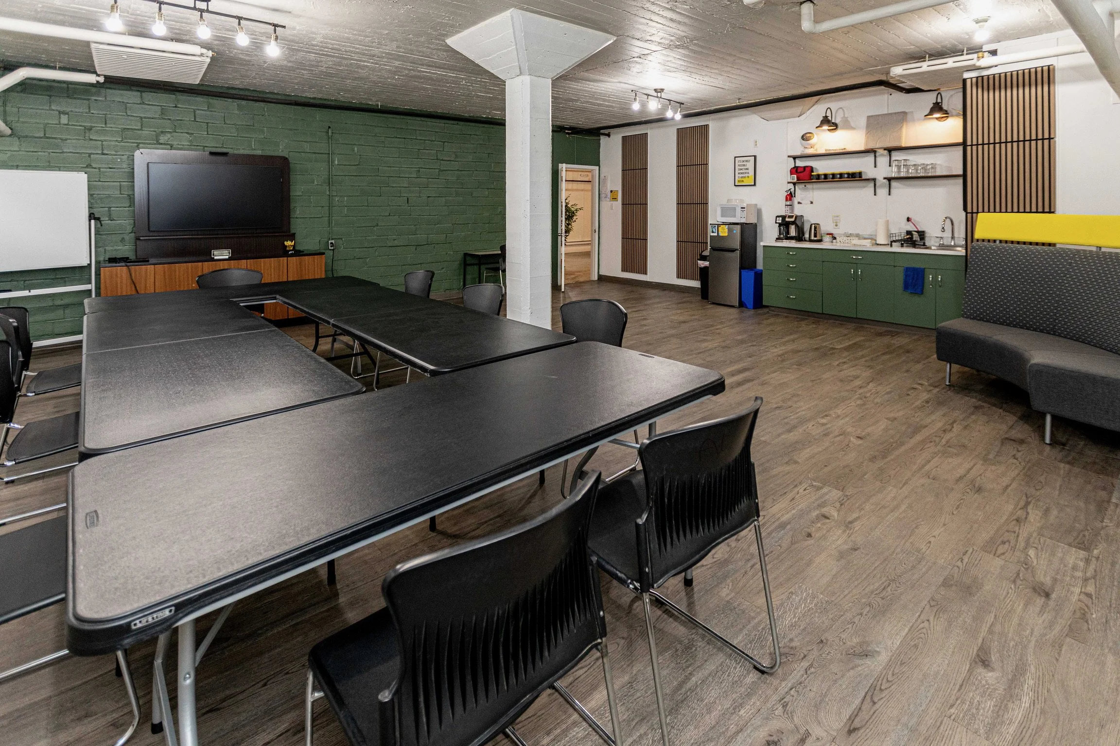 Lower Level Connect Meeting Room in Leduc — Accommodates Up to 42 People