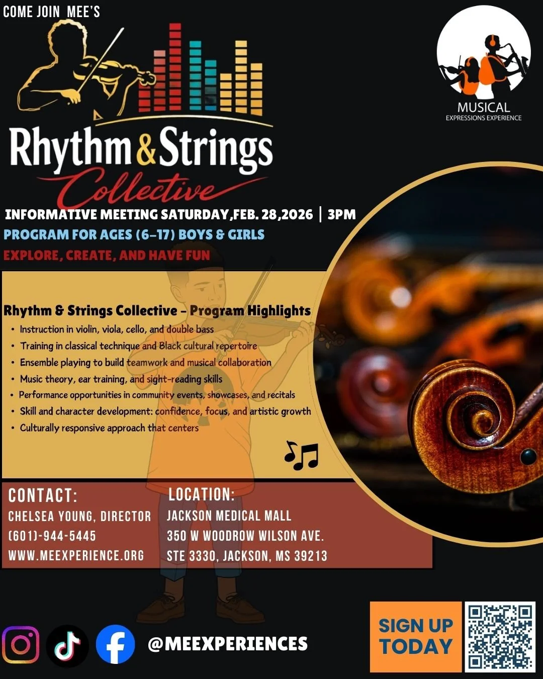 Youth Strings Info Meeting: Rhythm &amp; Strings Collective Enrollment 2026