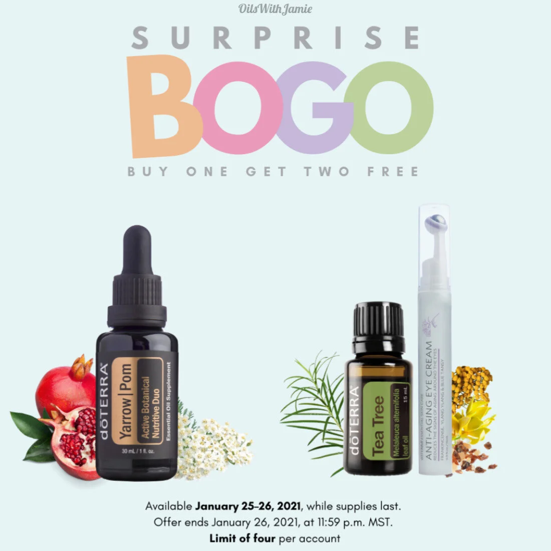 Buy One, Get TWO: January 25-26 only!