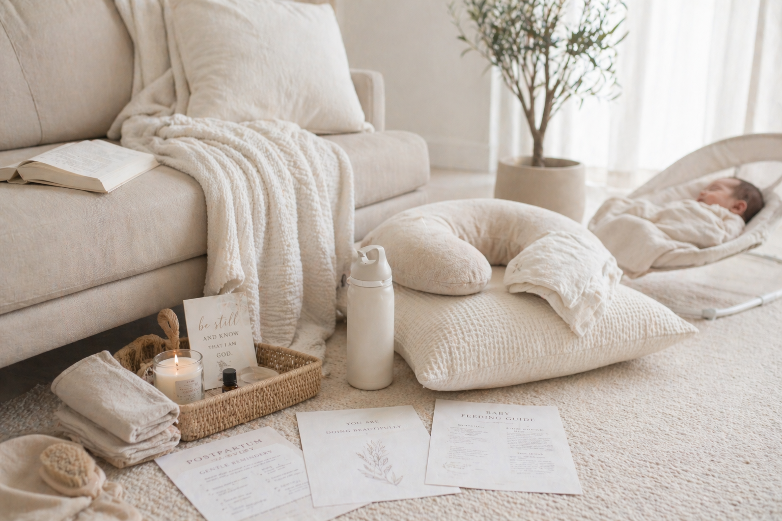 Postpartum Essentials: What You Actually Need for Recovery at Home